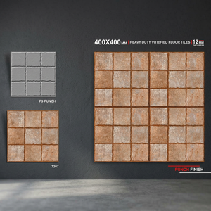 Carreaux de sol extérieurs antidérapants en porcelaine numérique robuste Green Design 40x40cm (400x400mm, 16x16 pouces) - Product Image 5