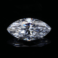Moissanite Marquise Blanche VVS, Certificat GRA, Couleur D, Prix de Gros, Pierre en Vrac