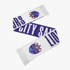 عينة مجانية وشاح كرة قدم للمشجعين إصدار 2026 الجديد بأعلى جودة وطباعة مخصصة أو جاكارد مع شراشيب - Product Image 1