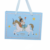Scatola Regalo con Cassetto Scorrevole Stampata con Cartoni Animati, Manico in Nastro di Tessuto, Confezione in Carta Personalizzata per Regali di Compleanno