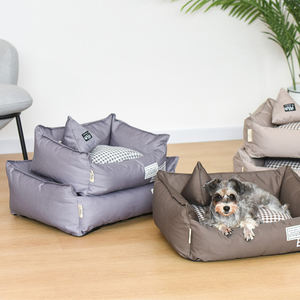 Hoge Kwaliteit Waterdicht Hondenbed Met Effen Patroon Rechthoek Vorm Voor Kleine Middelgrote Grote Honden Nieuwe Trend Wasbare Verpakte Doos - Product Image 6
