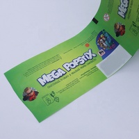 Rouleau de film en aluminium imprimé personnalisé pour emballage alimentaire, sachet, film d'emballage en plastique pour stratification mylar