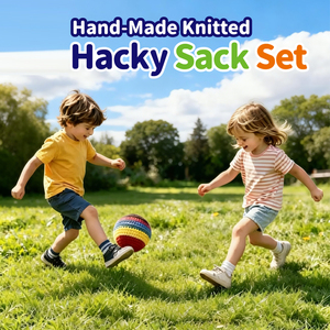 Set Hacky Sack per Bambini, Giocattolo Sportivo, Pallone da Calcio in Tessuto, Gioco per Bambini dai <span class=keywords><strong>3</strong></span> <span class=keywords><strong>Anni</strong></span> in Su - Product Image 1