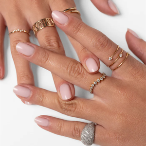 Thiết Kế Mới 925 Bạc Vàng Vàng Có Thể Điều Chỉnh Xoắn Ốc Ba Dòng Nổi Kim Cương Bọc Vòng - Product Image 5