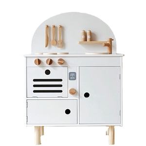 Jouets de cuisine en bois de Style nordique, caisse de cuisine Portable, fait à la main, beau décor, pour enfants, ensemble autres meubles - Product Image 1