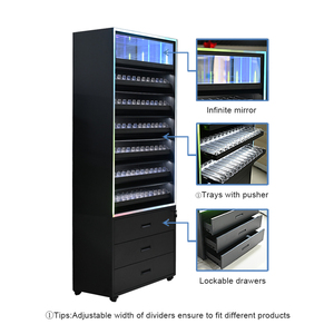 Apex USA thuốc lá hiển thị đứng đồ nội thất giá sàn khói kim loại hiển thị tủ trưng bày cho cửa hàng khói cửa hàng tiện lợi - Product Image 3