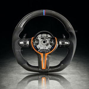 Volante de coche para <span class=keywords><strong>BMW</strong></span> <span class=keywords><strong>2</strong></span> Series F46 216i 218i 220i 216d 218d <span class=keywords><strong>220d</strong></span> <span class=keywords><strong>220d</strong></span> XDrive Volante de fibra de carbono - Product Image 1