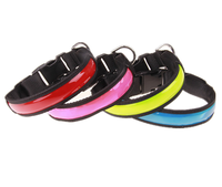 Accessoire pour animaux domestiques pour chiens, collier Led Rechargeable avec port USB pour chiens