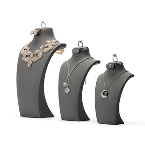 Expositor de Collares Digu, Soporte para Joyería, Maniquí para Exhibición de Joyería en Vitrinas de Tiendas, Exhibidor de Anillos, Aretes y Collares, Personalizable - Product Image 3