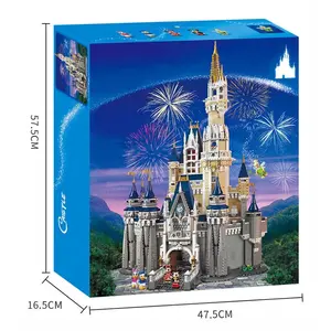 6005 Compatible with 71040 Magic Castle building blocks for kids toy bricks Movie Series 4090 pcs MOC building model