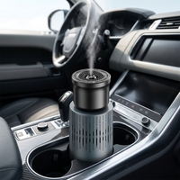 Diffuseur intelligent pour voiture, atomiseur en verre, démarrage et arrêt automatiques, rechargeable, vaporisateur de parfum automatique 120 ml pour voiture et maison, rafraîchisseur d'air