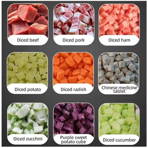 Vente d'usine Machine à découper les légumes et la viande en cubes Machine à découper en cubes <span class=keywords><strong>de</strong></span> jambon pour <span class=keywords><strong>poulet</strong></span>, bœuf, oignon, tomate, noix <span class=keywords><strong>de</strong></span> coco, pomme <span class=keywords><strong>de</strong></span> <span class=keywords><strong>terre</strong></span> - Product Image 5