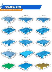 भंडारण पुनर्नवीनीकरण परिवहन Hdpe प्लास्टिक शिपिंग यूरो पैलेट निर्माता गर्म बिक्री अच्छी गुणवत्ता सस्ते नीले 9 फीट प्लास्टिक पैलेट - Product Image 4