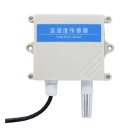 QC-HTU01 RS485 High Accuracy Wide Voltage Temperature Humidity Sensor Insertion Thread External Attachment for Environmental
