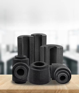Matériau d'isolation en verre écologique, <span class=keywords><strong>tube</strong></span> en verre mousse noir industriel - Product Image 4