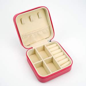 SUNDO-Caja de almacenamiento de joyas hecha a mano, caja organizadora de viaje, embalaje de regalo, mini anillo colgante - Product Image 2