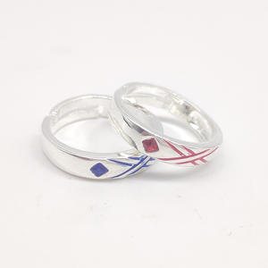 2 warna Anime kualitas tinggi Sayang di FRANXX cincin logam untuk cosplay - Product Image 1