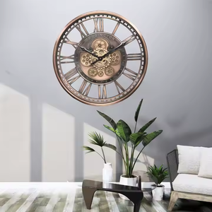 Cổ Điển Đồng Hồ Treo Tường Handmade Cổ Thiết Kế Cổ Điển, Nghệ Thuật Trang Trí Phong Cách, Chất Lượng Cao Đồng Hồ Thạch Anh Cho Nhà Nhỏ Khách Sạn Trang Trí Nội Thất - Product Image 5