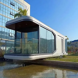 Concepto de Diseño Tecnológico Futuro: Casa Contenedor Moderna de 40 Pies con Generación de Energía Solar, Apartamento Ecológico - Product Image 2