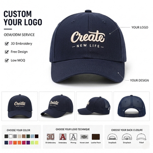 Custom Popular Wholesale Embroidery 6-Panel Baseball Caps Sporty Unisex Sports <b>Hats</b> Cotton Retro Vintage <b>Summer</b> Outdoors - Product Image 3