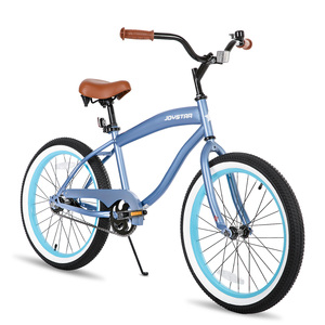 JOYSTAR Beach <strong>Cruiser</strong> <strong>Bike</strong> - Single Speed <strong>Cruiser</strong> with Foot Brake for Kids, Youth &amp; Adults - <strong>20</strong>, 24, 26 <strong>Inch</strong> Wheels - Product Image 2