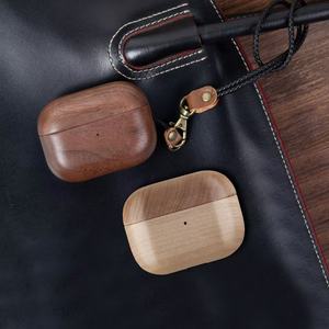 Étui de protection complet en bois de luxe <span class=keywords><strong>original</strong></span> pour écouteurs sans fil <span class=keywords><strong>AirPods</strong></span> <span class=keywords><strong>Pro</strong></span> – Boîtier portable et élégant pour casque audio – Meilleures ventes - Product Image 5