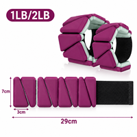 COMANA – Bracelets lestés en silicone de haute qualité pour bras et jambes, bandes de poids réglables pour poignets et chevilles, pour exercices avec poids