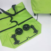Sac à provisions imperméable de stockage de tissu d'Oxford chariot d'épicerie avec des roues sac à provisions pliable de chariot pour des fruits légumes