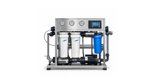 Système de purification d'eau RO personnalisé, élimination du fluorure, adoucissement et filtration, 500 L par heure, pour le traitement de l'eau en zone rurale - Product Image 3