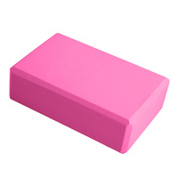Brique de yoga Pilates en mousse EVA, couleur unie, bloc de yoga Evafoam