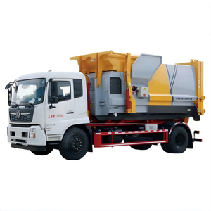 Detachable garbage truck support OEM customization chassis Detachable container refuse truck Removable <b>Bin</b> Waste Transport Truck - Product Image 1