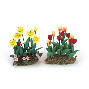 Accesorios para Casa de Muñecas, Modelo en Miniatura DIY, Juguete Creativo de Simulación, Tulipán de Arcilla K125 - Product Image 5