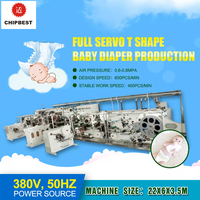 Second Hand Small Business Scale Baby Windel verwendet Herstellung Herstellung Maschine Produktions linie für Verwöhn windeln