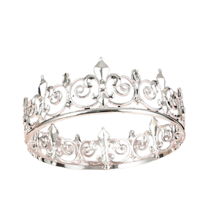 Medieval Costume Accessories Full Round Thanksgiving Metal Prince <b>Crowns</b> and Tiaras - Product Image 4