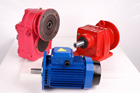 Moteur à engrenages hélicoïdaux triphasé R37 R47 7,5 kW, boîte de réducteur de vitesse, efficacité IE2, entièrement fermé pour installation minière