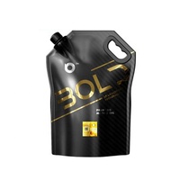 Pochette souple anti-fuite en plastique pour huile moteur 5 litres noire, 1L 3L 5L, emballage écologique pour huile moteur de voiture avec poignée