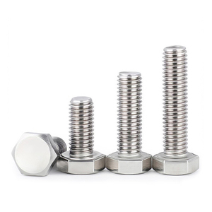 Tornillos Hexagonales de Acero DIN 931 DIN933 M3 M4 M5 M6 M8 M10 M12 M14 M16 M18 M20, Tornillos Nat con Rosca Parcial y Completa, Tornillos y Tuercas Hexagonales de Acero Inoxidable 304 - Product Image 6