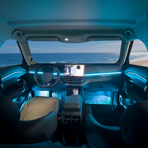 Éclairage d'ambiance intelligent pour l'intérieur de la voiture, compatible avec Vinfast <span class=keywords><strong>Vf7</strong></span> 2022 2024 2025, éclairage néon fluide et symphonique - Product Image 4