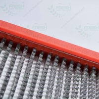 Nouveau filtre HEPA H13/H14 en fibre de verre à plis profonds résistant aux hautes températures pour la ventilation industrielle