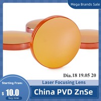Vente d'usine Yongli : Lentille de focalisation ZnSe CO2 pour graveur laser CO2 CVD PVD F=38.1/50.8/63.5/76.2/101.6 Dia=12/15.5/18/19.5/20/25.4