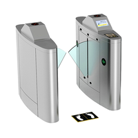 Tourniquet à ailettes directement du fabricant Zento, compatible avec plusieurs dispositifs de reconnaissance pour les immeubles de bureaux