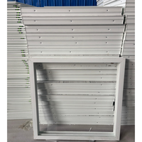 Fenêtre coulissante en PVC de sécurité avec verrou en croissant et doublure en acier pour appartement résidentiel, insonorisée, norme CE