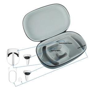Estuche de transporte portátil ligero para <span class=keywords><strong>Quest</strong></span> <span class=keywords><strong>2</strong></span>, bolsa protectora con cable de carga para auriculares, controladores, accesorios de juego - Product Image 3