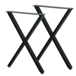 תעשייתי מרובע בצורת מתכת & רגליים שולחן אוכל רגליים גיליון מותאם אישית ייצור מוצר - Product Image 1