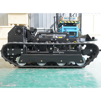 Tondeuse à gazon télécommandée tout-terrain Longjie 608-90A, 22 chevaux, largeur de coupe 90 cm, tondeuse à chenilles tout-terrain