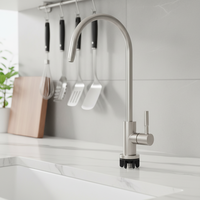 Robinet de filtration d'eau potable moderne en céramique, en acier inoxydable sans plomb SUS304, filtre à eau à osmose inverse, robinet de cuisine pour boissons