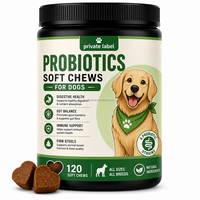 OEM ODM Friandises à mâcher molles probiotiques pour chiens pour la santé digestive, le soutien immunitaire, les allergies saisonnières et le soutien de la peau et du pelage, formule sans céréales