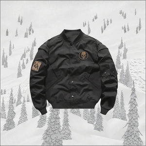 Veste Safari Décontractée Homme XiangHong – Imperméable en Toile, Col Montant, Fermeture Éclair, Logo Personnalisable (Service OEM), Vente en Gros - Product Image 3