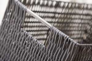 Cesta de cocina de plástico multifunción, organizador de almacenamiento, nuevo diseño de moda, cesta de almacenamiento tejida de plástico - Product Image 5