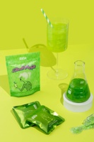 Mat Film Kaplamalı Gıda Sınıfı Plastik Ambalaj Poşeti 3 Taraflı Yapıştırmalı Isı Yalıtımlı Pamuk Şeker Toptan Satışı İçin
